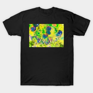 Dandelion blossom, abstract, macro shot, dandelion, flower T-Shirt